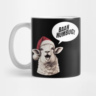 Baah Humbug! Funny Christmas Sheep Mug